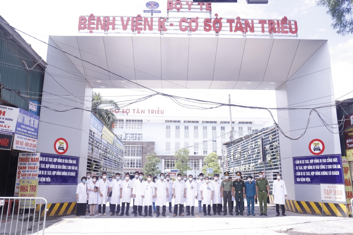Bệnh viện K cơ sở Tân Triều dỡ bỏ cách ly y tế